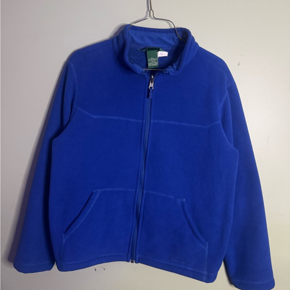L.L Bean Boys Blue Fleece Sweater (L 14-16)